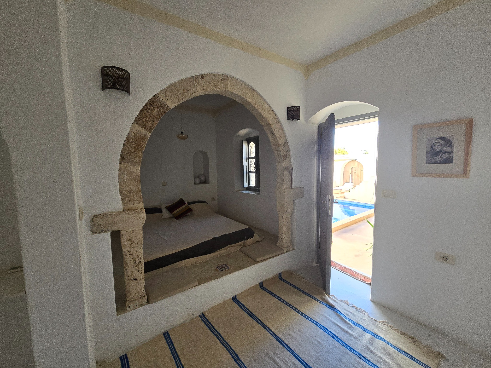 Chambre avec arche