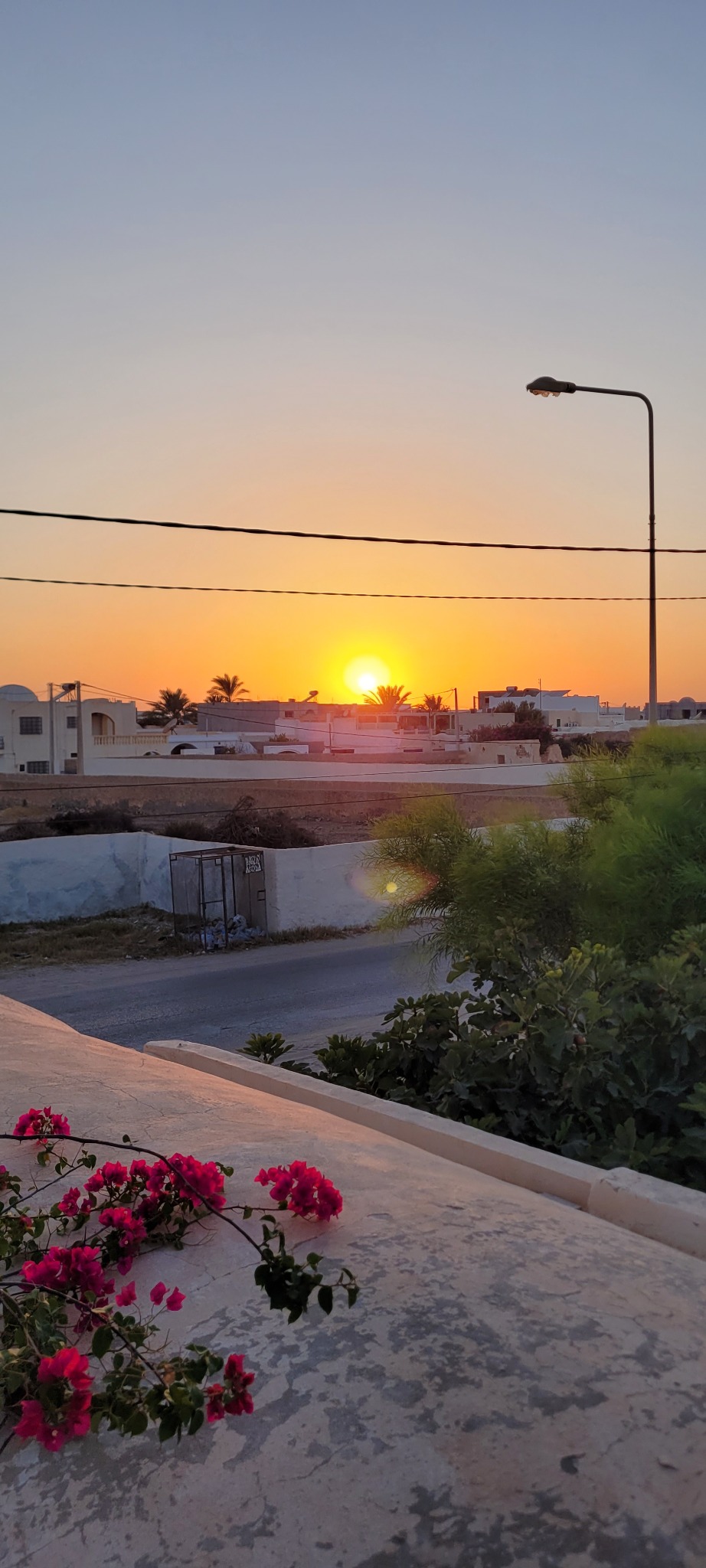 Coucher de soleil à Erriadh Djerba