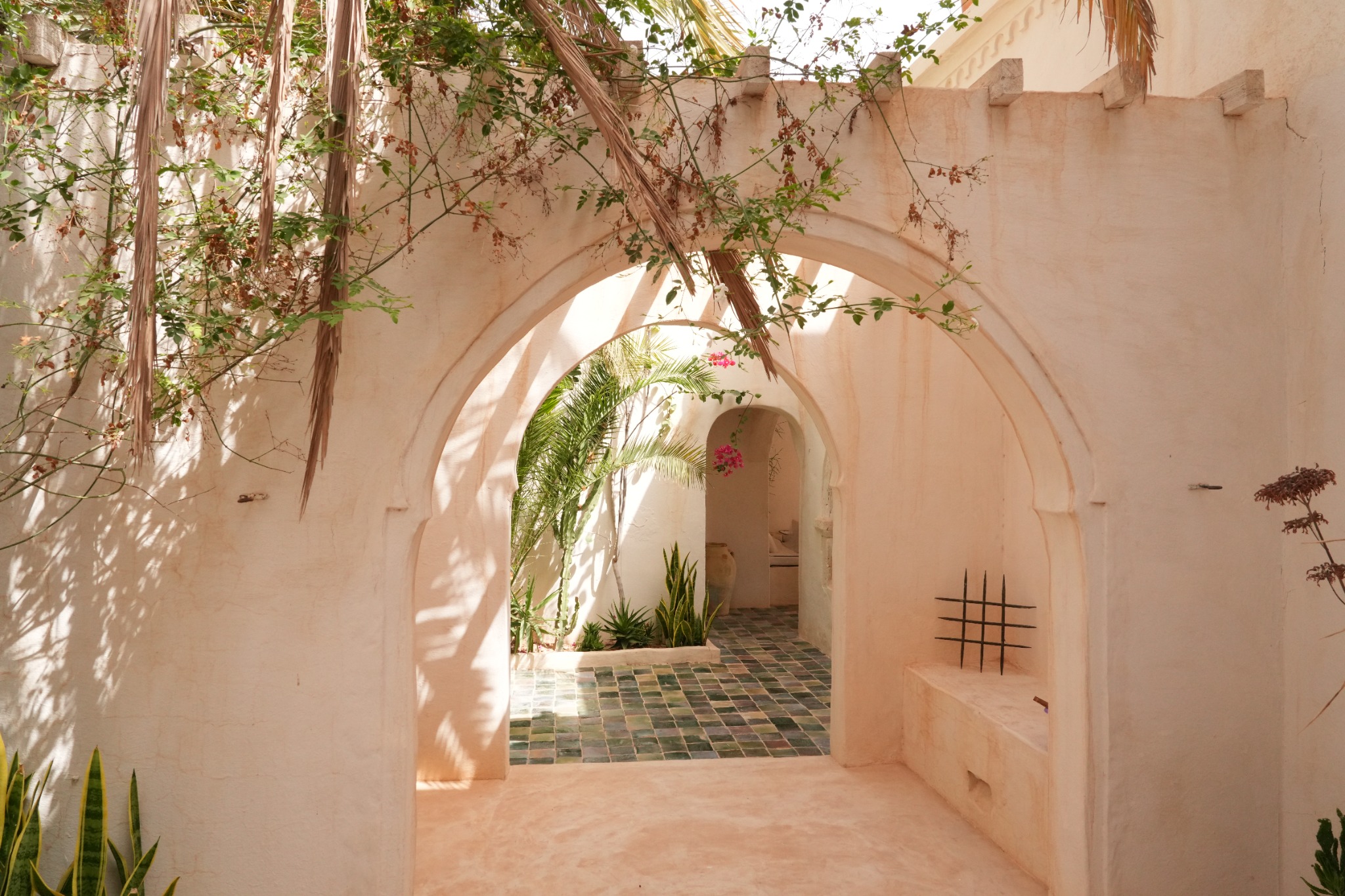 Arches et patio de Dar Daoud